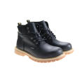 Nubuck leather rubber sole goodyear welted safety boots